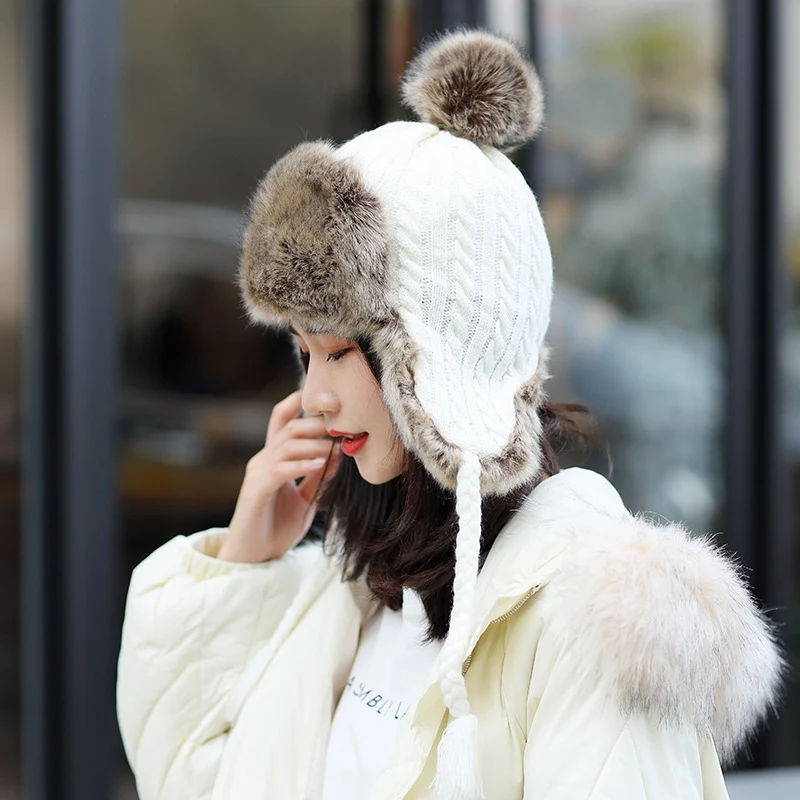 Title 2, Chapeau de pull tricoté polyvalent pour dames d...