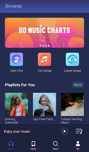GO Music  -  Free Music, Equalizer, Themes  screenshots 1