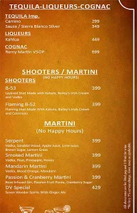 Desi Villagio - Village Theme Restro Bar menu 2