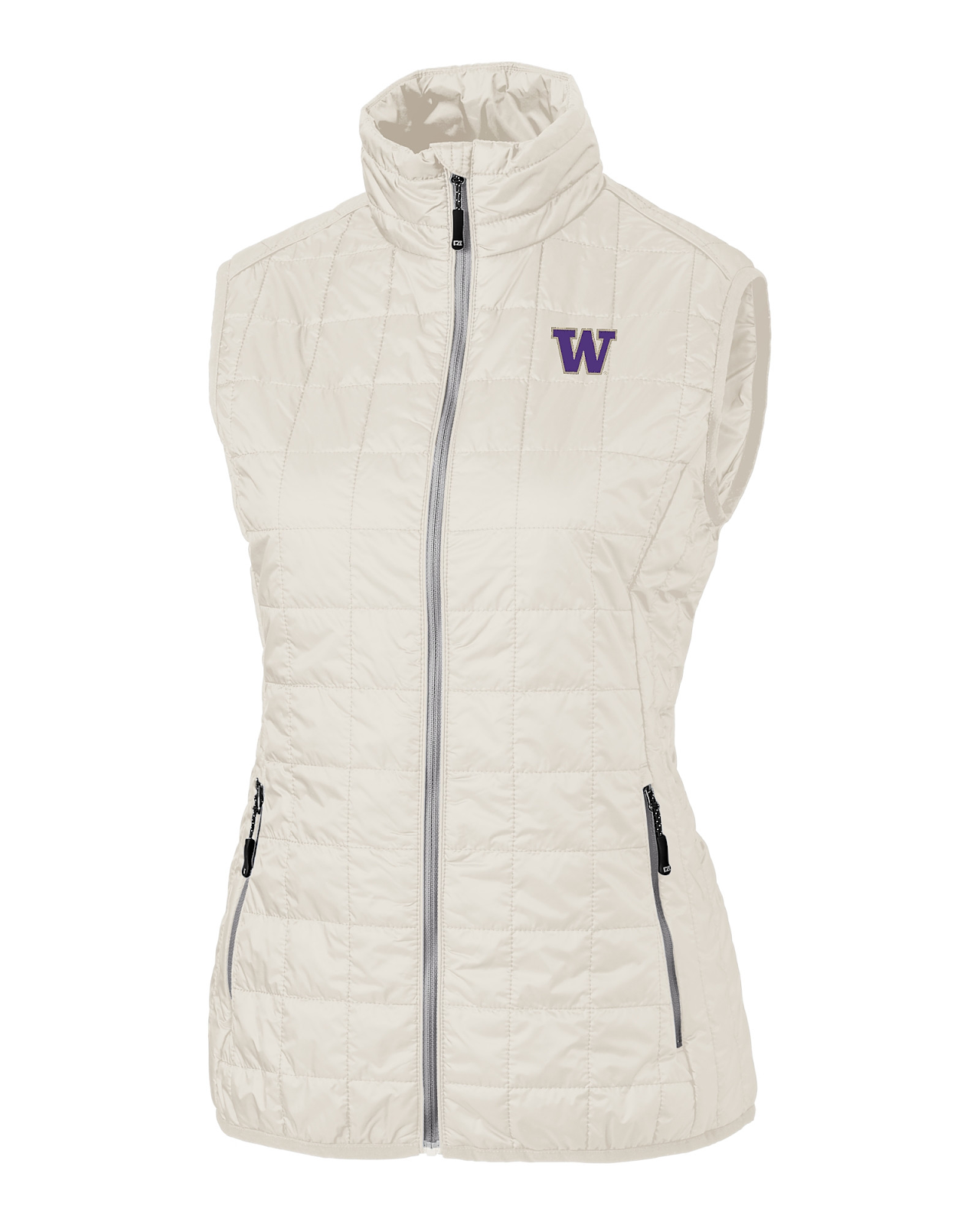 Women’s Washington Huskies Cutter & Buck Rainier PrimaLoft Eco-Insulated Full Zip Puffer Vest