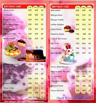 Pastry N' Cakes menu 1