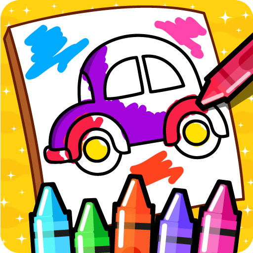 Cars Coloring Book for Kids - Doodle, Paint & Draw