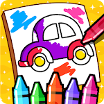 Cover Image of Baixar Cars Coloring Book for Kids - Doodle, Paint & Draw  APK