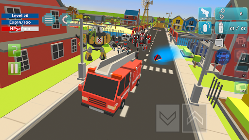 Block Gun Pixel Jetpack