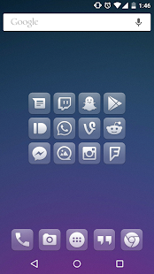 Glasklart - Icon Pack Capture d'écran