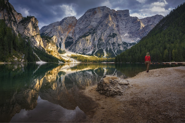 Ultime luci al lago di Braies