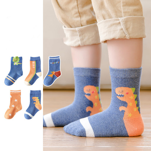 Title 9, Fashion New Dark Boys Five-pointed Star Dinosau...