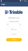 Trimble SR Portal Screenshot