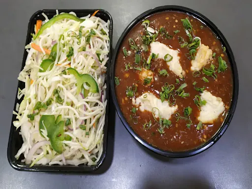 Chicken Hakka Noodles With Semi Manchurian Garvy Combo