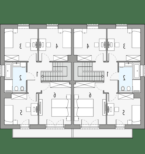 Milan 1 - dwulokalowy LLL - Rzut piętra