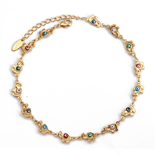 Title 5, Elephant Bracelet Female Dripping Blue Eyes. A ...