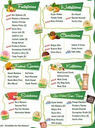 Apsara Ice Creams menu 1