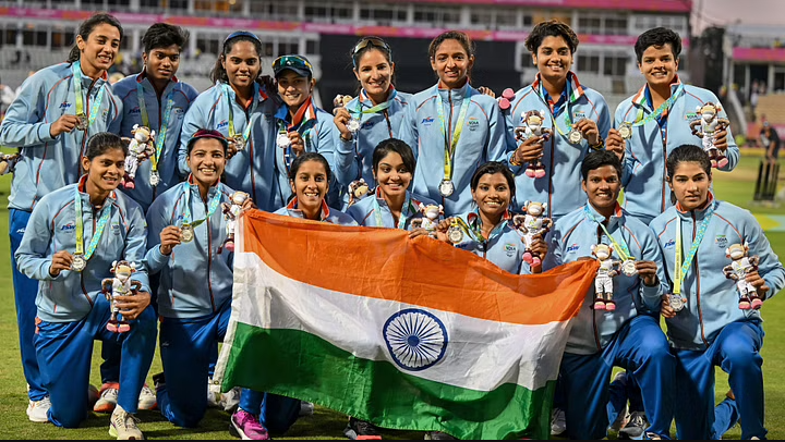 Indian women’s team missed gold medal by a whisker and settled for silver