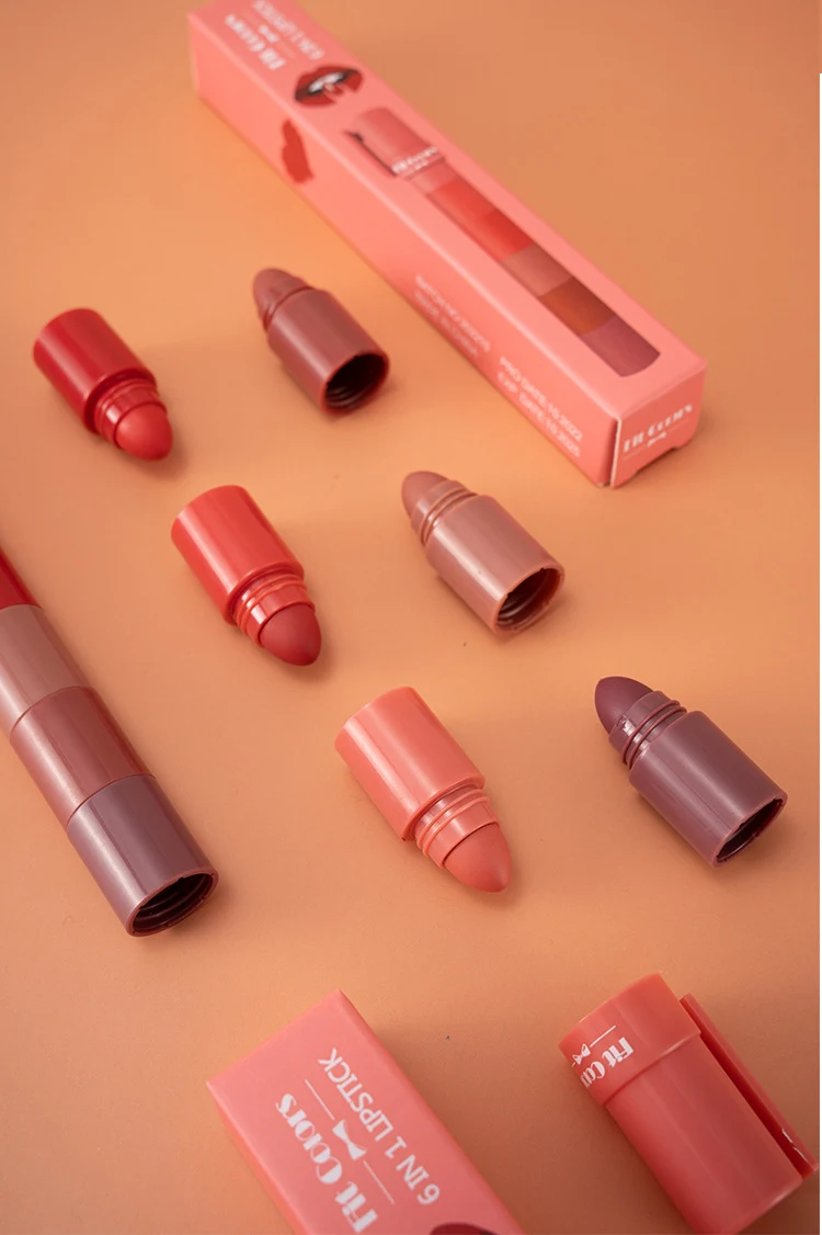 Title 2, Misty Velvet Lipgloss Stift mit 6 Farbtönen zum...
