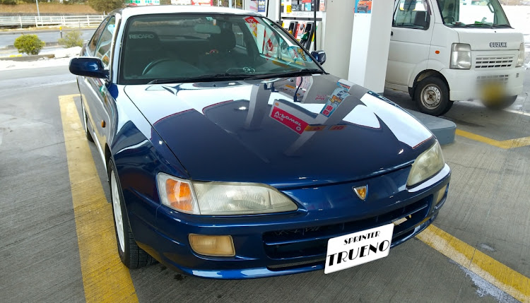 スプリンタートレノのテンロクNA・90's・エロフェイスグランプリ・洗車・ガソスタショットに関するカスタム事例の投稿画像1枚目