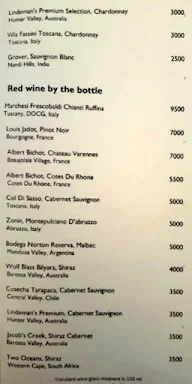 Saffron - Marriott Hotel menu 3