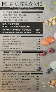 Peggy Ice Cream menu 2