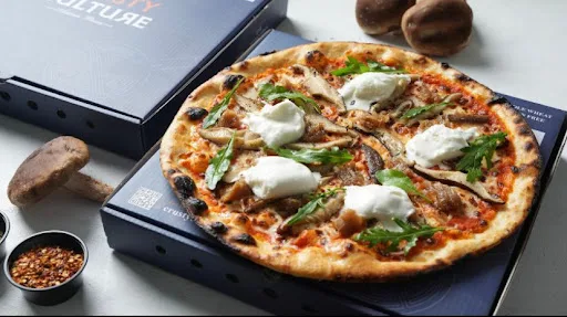 Shiitake & Burrata Pizza