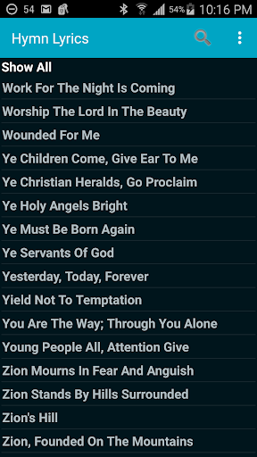 Hymn Lyrics