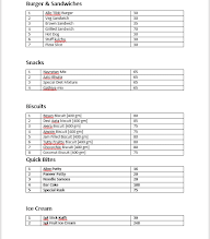 Kwality Confectioners menu 2