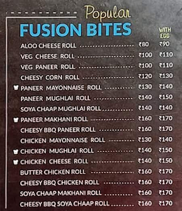 Rolls Mania menu 