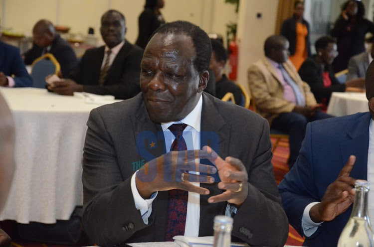 Council of Governors chairman Wycliffe Oparanya in a Nairobi Hotel on January 20,2020./DOUGLAS OKIDDY