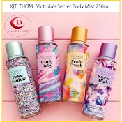 Body Mist Xịt Toàn Thân Victoria's Secret 250Ml - Xịt Thơm Body Mist Hương Hoa Quả Kẹo Ngọt