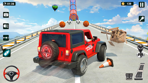 Screenshot GT Car Stunt 3D: Ramp Car Game