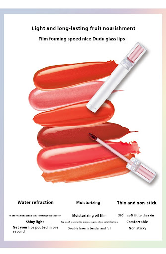 Title 5, Mirror Lip Lacquer Moisturizing Non-pulling Dry...