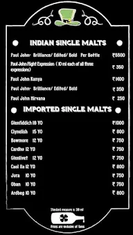 Sidewalk Cafe & Bar - The Paul Bangalore menu 6