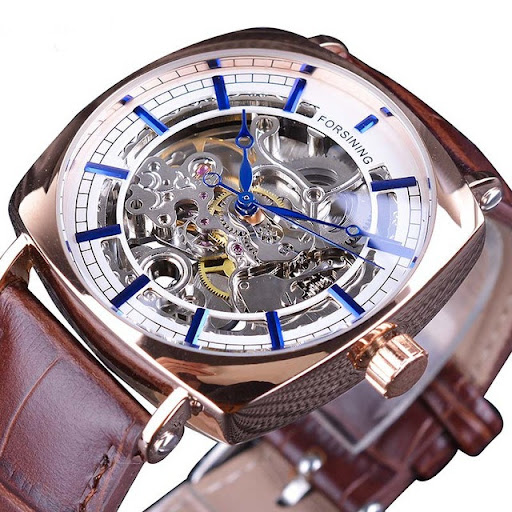 Title 6, Mens fashion hollow waterproof automatic mecha...
