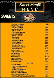 Sweet Magic menu 5