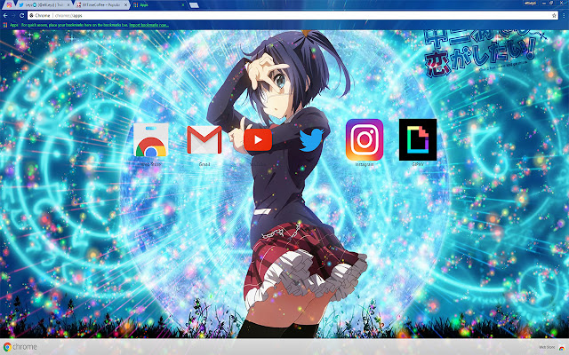 The sweetest Girl inthe World Rikka Takanashi chrome extension