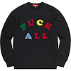 jamie reid/supreme fuck all sweater ss21