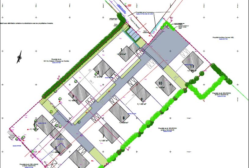  Vente Terrain à bâtir - 638m² à Martragny (14740) 