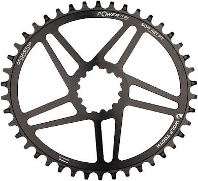 Wolf Tooth Elliptical Direct Mount Chainring - 38t, SRAM, 6mm Offset, 10/11/12-Speed Eagle and Flat Top alternate image 0