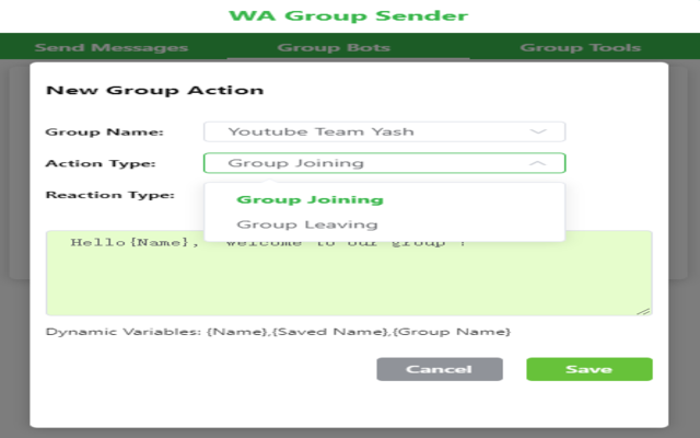 WA Group Sender Preview image 4