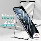 Kính Cường Lực Viền Cong 20D Bảo Vệ Màn Hình Cho Iphone 12 11 Pro Xs Max 8 7 Plus Se 2020 Kèm Phụ Kiện