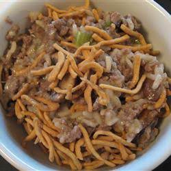 Hamburger Chowmein Hotdish_image