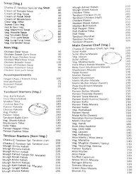 Chaska - A -Tandoor menu 3