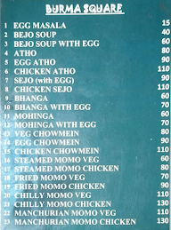 Burma Square menu 1