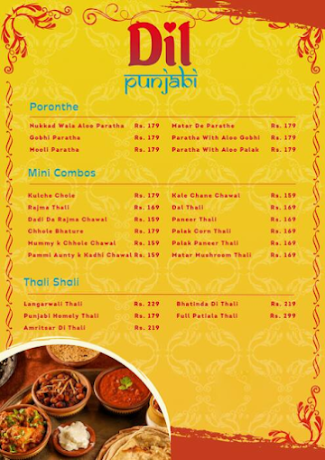 Dil Punjabi menu 