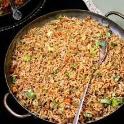 Veg Burnt Garlic Fried Rice