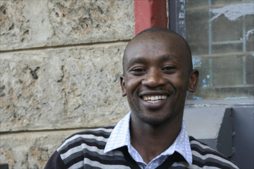 Clinical Officer Ibrahim Ondieki who birthed the couple's child at Fremo Health Centre in the Kawangware.