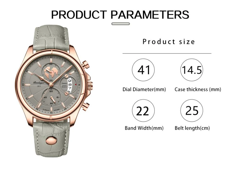 Title 1, Multifunctioneel waterdicht heren sport quartz ...