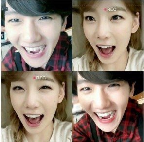 Baekhyun and Taeyeon Couple Pics