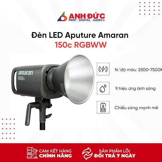 Đèn Led Aputure Amaran 150C Rgbww Full - Color - Hàng Chính Hãng