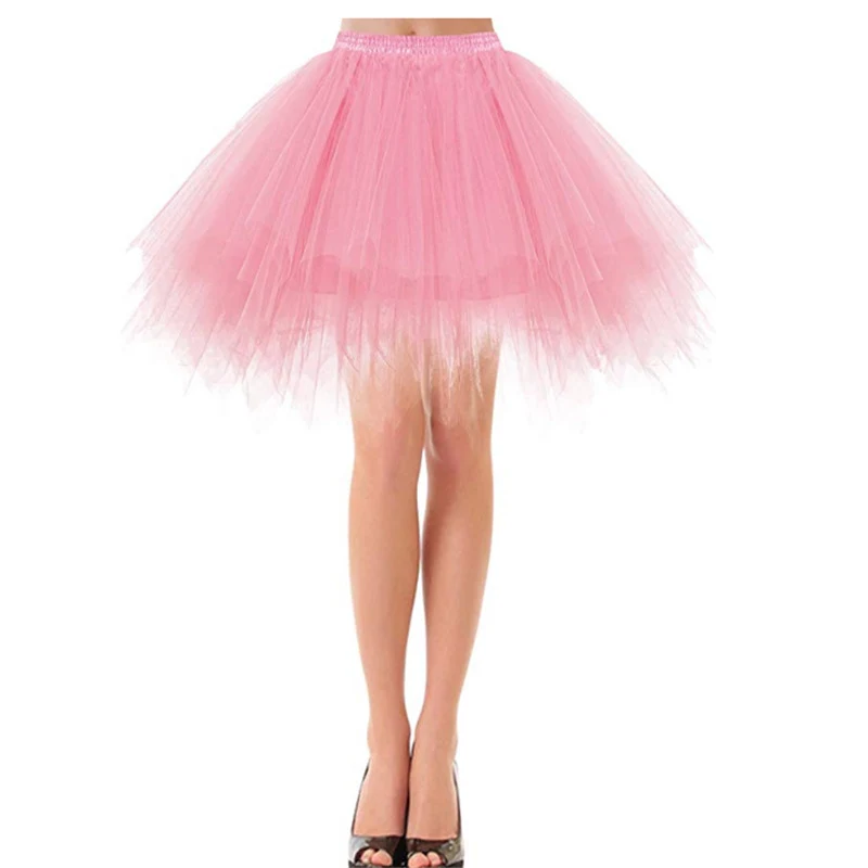 Višebojna pettiskirt suknja u boji slatkiša, idealna za foto studio, svadbe i kreativnu fotografiju.