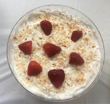 Strawberry Coconut Trifle