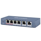 Switch Poe Hikvision 6 Cổng, 2 Cổng Uplink Ds - 3E0106P - E/M (Chính Hãng)